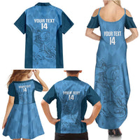 Custom St. Georges Cricket Family Matching Summer Maxi Dress and Hawaiian Shirt Go Champions Sporty Style - Wonder Print Shop
