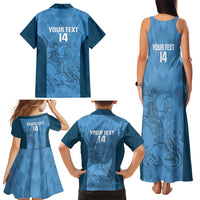 Custom St. Georges Cricket Family Matching Tank Maxi Dress and Hawaiian Shirt Go Champions Sporty Style - Wonder Print Shop