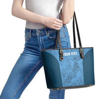 Custom St. Georges Cricket Leather Tote Bag Go Champions Sporty Style - Wonder Print Shop