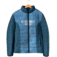 Custom St. Georges Cricket Padded Jacket Go Champions Sporty Style - Wonder Print Shop