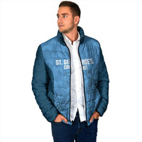 Custom St. Georges Cricket Padded Jacket Go Champions Sporty Style - Wonder Print Shop