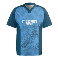 Custom St. Georges Cricket Rugby Jersey Go Champions Sporty Style - Wonder Print Shop