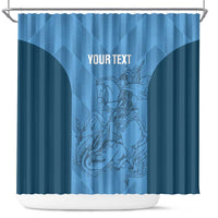 Custom St. Georges Cricket Shower Curtain Go Champions Sporty Style - Wonder Print Shop