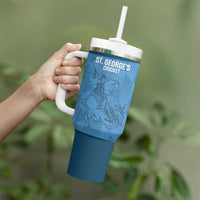 Custom St. Georges Cricket Tumbler With Handle Go Champions Sporty Style - Wonder Print Shop