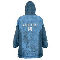 Custom St. Georges Cricket Wearable Blanket Hoodie Go Champions Sporty Style - Wonder Print Shop