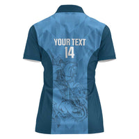 Custom St. Georges Cricket Women Polo Shirt Go Champions Sporty Style - Wonder Print Shop