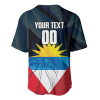 Antigua and Barbuda Basketball Custom Baseball Jersey Flag Sporty Style