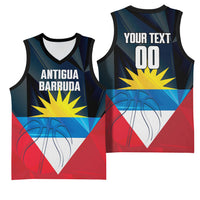Antigua and Barbuda Basketball Custom Basketball Jersey Flag Sporty Style