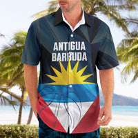 Antigua and Barbuda Basketball Custom Hawaiian Shirt Flag Sporty Style