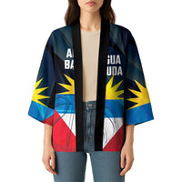 Antigua and Barbuda Basketball Custom Kimono Flag Sporty Style