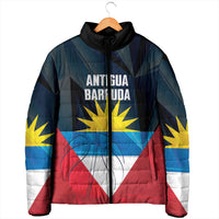 Antigua and Barbuda Basketball Custom Padded Jacket Flag Sporty Style