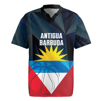 Antigua and Barbuda Basketball Custom Rugby Jersey Flag Sporty Style