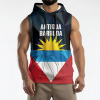 Antigua and Barbuda Basketball Custom Sleeveless Hoodie Flag Sporty Style