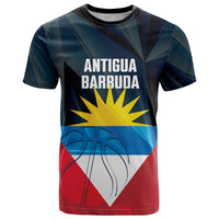 Antigua and Barbuda Basketball Custom T Shirt Flag Sporty Style