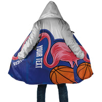 Turks and Caicos Islands Basketball Personalized Cloak Flamingo Mascot Style