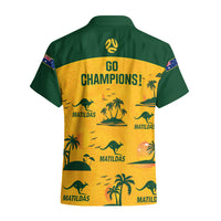 Australia Soccer Hawaiian Shirt Matildas World Cup 2023 Tropical Style - Wonder Print Shop
