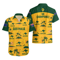 Australia Soccer Hawaiian Shirt Matildas World Cup 2023 Tropical Style - Wonder Print Shop
