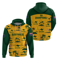 Australia Soccer Hoodie Matildas World Cup 2023 Tropical Style - Wonder Print Shop