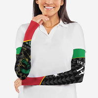 St Kitts and Nevis Cricket Custom Arm Sleeves 10th Anniversary Go Champions Patriots - Wonder Print Shop