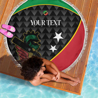 St Kitts and Nevis Cricket Custom Beach Blanket 10th Anniversary Go Champions Patriots - Wonder Print Shop