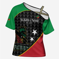 St Kitts and Nevis Cricket Custom Cross Shoulder Shirt 10th Anniversary Go Champions Patriots - Wonder Print Shop