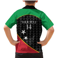 St Kitts and Nevis Cricket Custom Family Matching Mermaid Dress and Hawaiian Shirt 10th Anniversary Go Champions Patriots - Wonder Print Shop