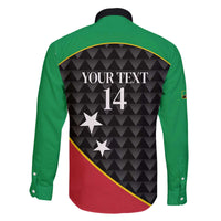 St Kitts and Nevis Cricket Custom Family Matching Off The Shoulder Long Sleeve Dress and Hawaiian Shirt 10th Anniversary Go Champions Patriots - Wonder Print Shop