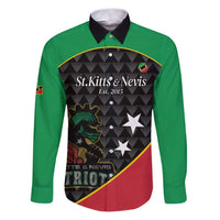 St Kitts and Nevis Cricket Custom Family Matching Puletasi and Hawaiian Shirt 10th Anniversary Go Champions Patriots - Wonder Print Shop