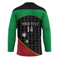 St Kitts and Nevis Cricket Custom Hockey Jersey 10th Anniversary Go Champions Patriots - Wonder Print Shop