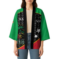 St Kitts and Nevis Cricket Custom Kimono 10th Anniversary Go Champions Patriots - Wonder Print Shop