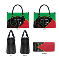 St Kitts and Nevis Cricket Custom Leather Bag 10th Anniversary Go Champions Patriots - Wonder Print Shop