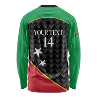 St Kitts and Nevis Cricket Custom Long Sleeve Shirt 10th Anniversary Go Champions Patriots - Wonder Print Shop