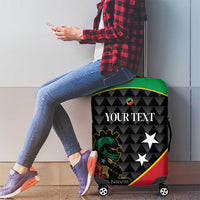 St Kitts and Nevis Cricket Custom Luggage Cover 10th Anniversary Go Champions Patriots - Wonder Print Shop