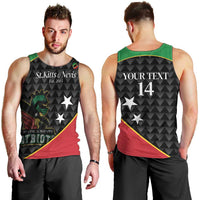 St Kitts and Nevis Cricket Custom Men Tank Top 10th Anniversary Go Champions Patriots - Wonder Print Shop