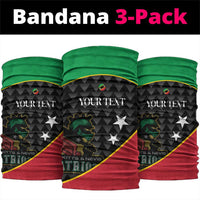 St Kitts and Nevis Cricket Custom Neck Gaiter 10th Anniversary Go Champions Patriots - Wonder Print Shop