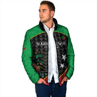 St Kitts and Nevis Cricket Custom Padded Jacket 10th Anniversary Go Champions Patriots - Wonder Print Shop