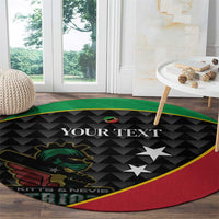 St Kitts and Nevis Cricket Custom Round Carpet 10th Anniversary Go Champions Patriots - Wonder Print Shop