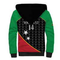 St Kitts and Nevis Cricket Custom Sherpa Hoodie 10th Anniversary Go Champions Patriots - Wonder Print Shop