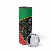 St Kitts and Nevis Cricket Custom Skinny Tumbler 10th Anniversary Go Champions Patriots - Wonder Print Shop