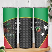 St Kitts and Nevis Cricket Custom Skinny Tumbler 10th Anniversary Go Champions Patriots - Wonder Print Shop