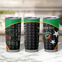 St Kitts and Nevis Cricket Custom Tumbler Cup 10th Anniversary Go Champions Patriots - Wonder Print Shop