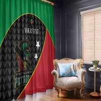 St Kitts and Nevis Cricket Custom Window Curtain 10th Anniversary Go Champions Patriots - Wonder Print Shop