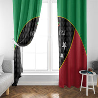 St Kitts and Nevis Cricket Custom Window Curtain 10th Anniversary Go Champions Patriots - Wonder Print Shop