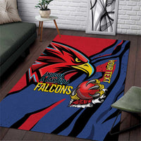 Antigua and Barbuda Cricket Custom Area Rug Go Champions Falcons - Wonder Print Shop