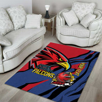 Antigua and Barbuda Cricket Custom Area Rug Go Champions Falcons - Wonder Print Shop