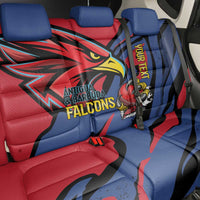 Antigua and Barbuda Cricket Custom Back Car Seat Cover Go Champions Falcons - Wonder Print Shop