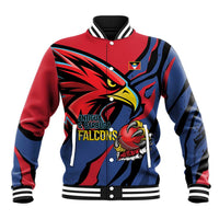 Antigua and Barbuda Cricket Custom Baseball Jacket Go Champions Falcons - Wonder Print Shop