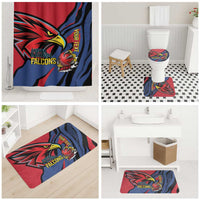 Antigua and Barbuda Cricket Custom Bathroom Set Go Champions Falcons - Wonder Print Shop
