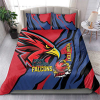 Antigua and Barbuda Cricket Custom Bedding Set Go Champions Falcons - Wonder Print Shop