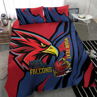 Antigua and Barbuda Cricket Custom Bedding Set Go Champions Falcons - Wonder Print Shop